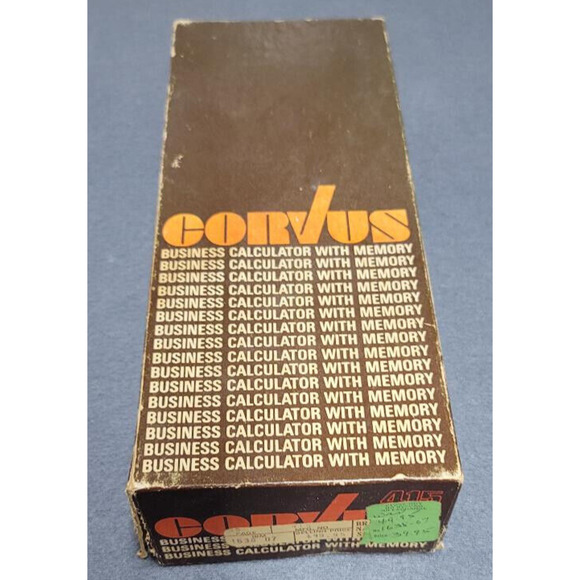 Corvus 415 Calculator - 1974 Vintage - Clean and Working Well In Original Box - Picture 7 of 7